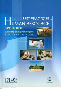 Best practices in human resource : case study III  (Leadership Development Programs)