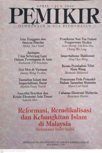 Pemikir  - Membangun Minda Berwawasan Bil. 20, April - Jun 2000