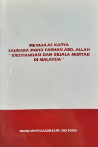 Mengulas karya saudara Mohd Farhan Abd. Allah 