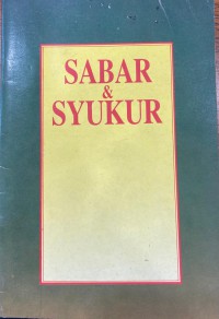 Sabar dan syukur / Mohd. Hassan Ismail