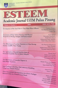 Esteem Academic Journal / UiTM (Pulau Pinang)