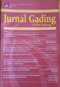 Jurnal gading / UiTM Pahang