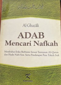 Adab mencari nafkah / Al-Ghazali