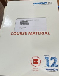 ACCA - Fundamental Level Financial Reporting Paper F7 Course Material