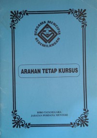 Arahan tetap kursus / Biro Tatanegara jabatan perdana menteri