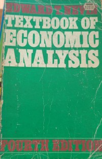 Textbook of economic analysis / Edward T. Never