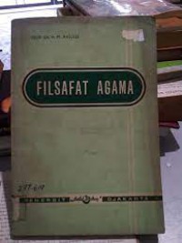 Filsafat agama / Prof. Dr. H. M. Rasjidi