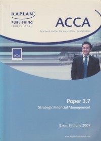 ACCA, for exams in 2006. Paper 3.7, Strategic financial management