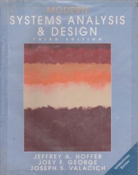 Modern system analysis & design / Jeffrey A. Hoffer, Joey F. George, Joseph S. Valacich