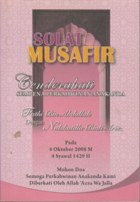 Solat musafir / Dr. Abdullah Yasin
