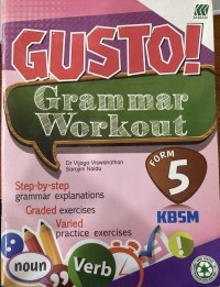 Grammar workout form 5 KBSM / Dr Vijaya Viswanathan, Sarojini Naidu